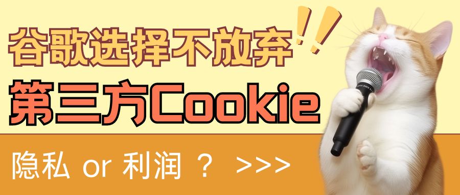 家人們，谷歌決定不拋棄第三方Cookie了！這意味著什么？